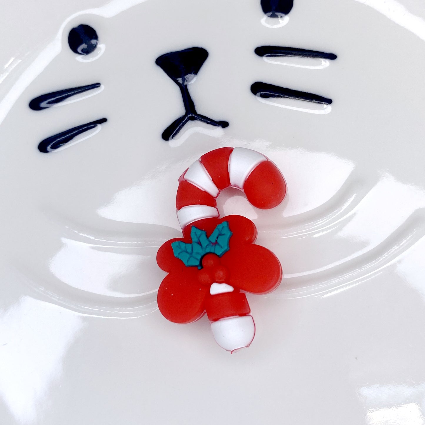 focal 3D Christmas candy cane