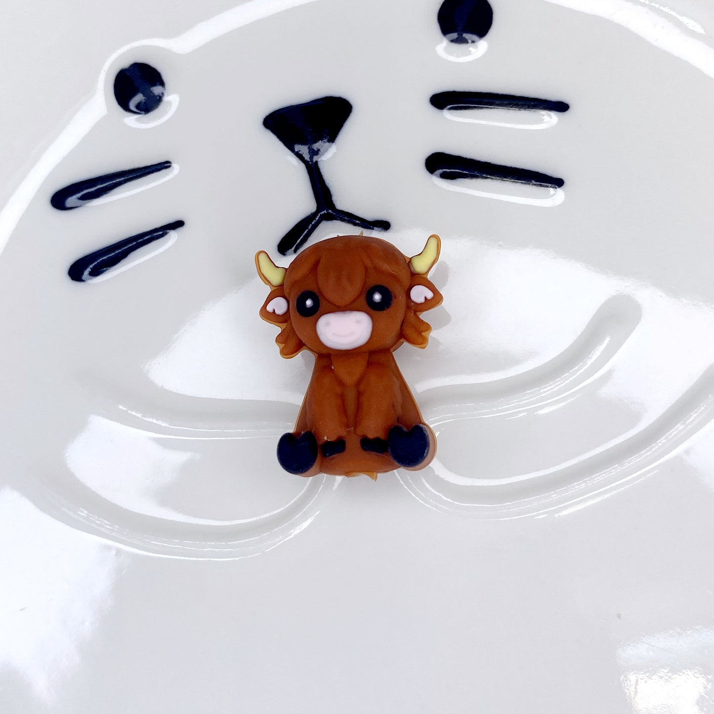 focal 3D highland cow