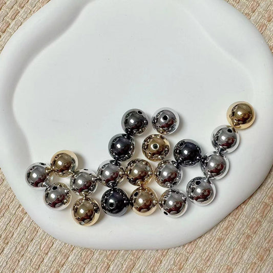 metallic beads